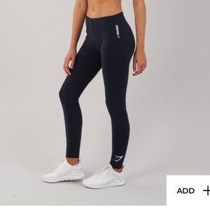 gymshark art jersey leggings navy blue